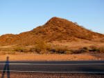 Hills along Stuart Hwy near Alice Springs